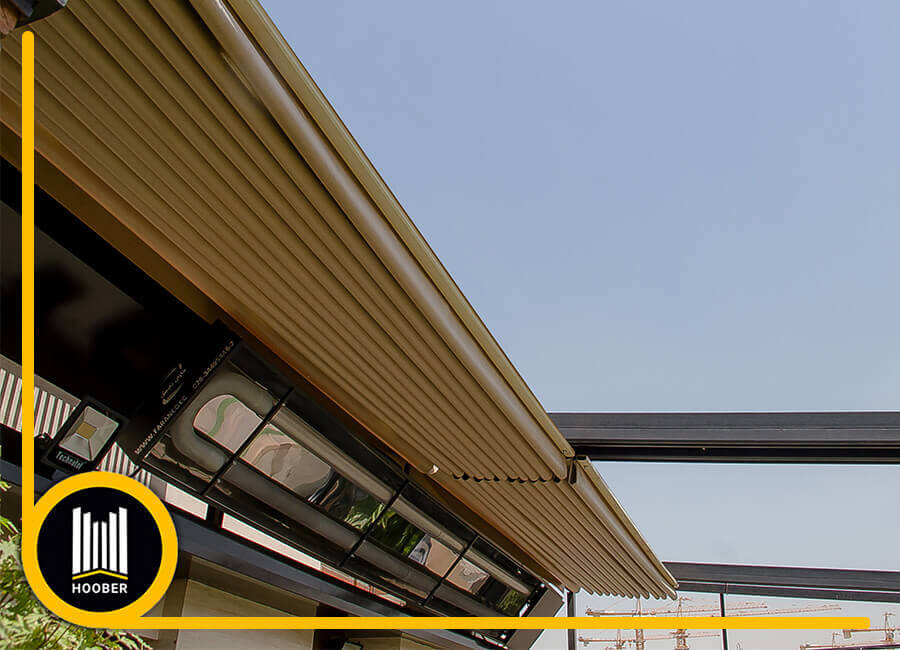 انواع سقف متحرک پارچه ای