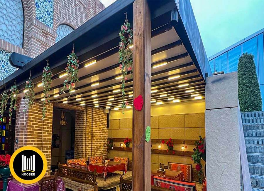 سقف متحرک پارچه ای 