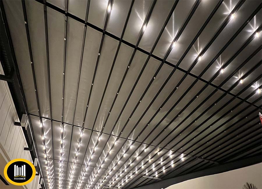 سقف متحرک پارچه ای