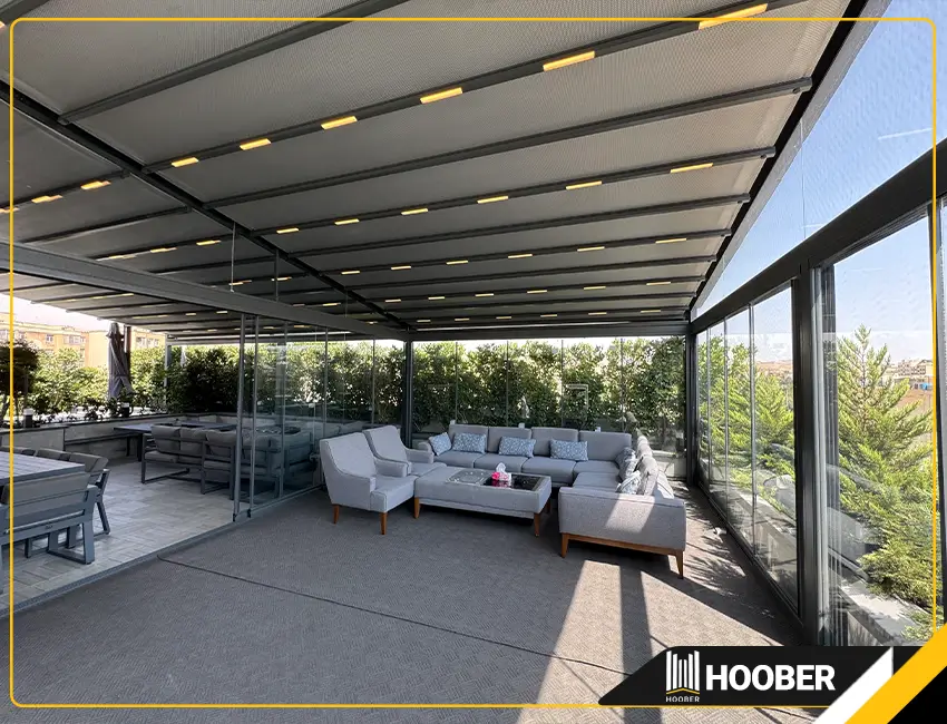 Private Roof Garden Project view 1